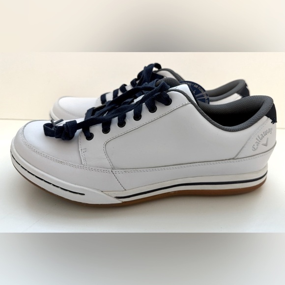 Callaway Men's White and Blue Sneakers - Picture 8 of 13
